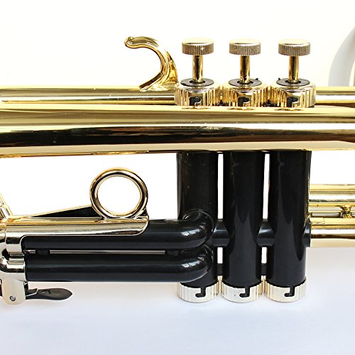 51ihcgiY7WL.jpg Tromba TP1-GD Plastic BB Trumpet, Gold close up