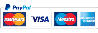 paypal, mastercard,visa,maestro,american express